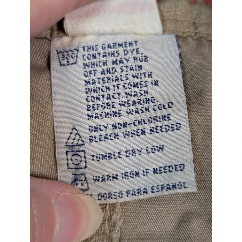 Unionbay Mens Cargo Shorts Grain Khaki Tan Cotton Y188Z36 Size 40 NWT